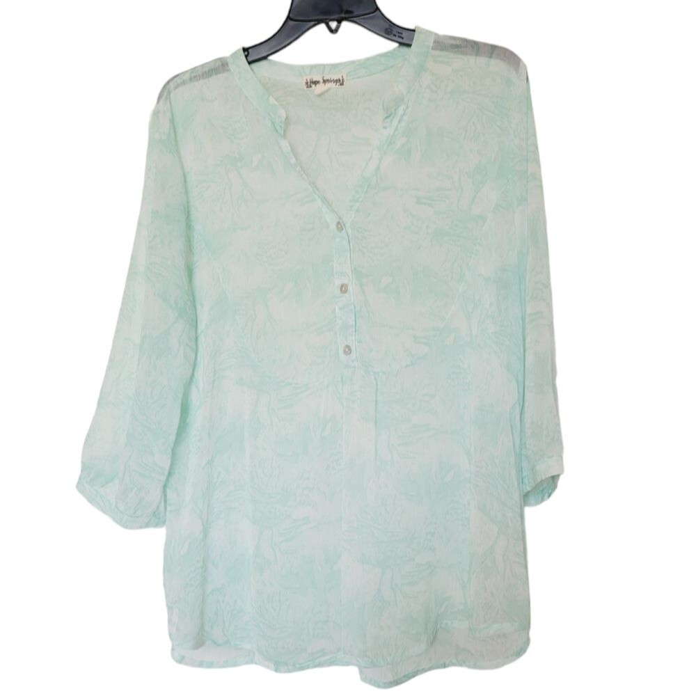 🌺3 for $10 Hope Springs Sheer Blouse